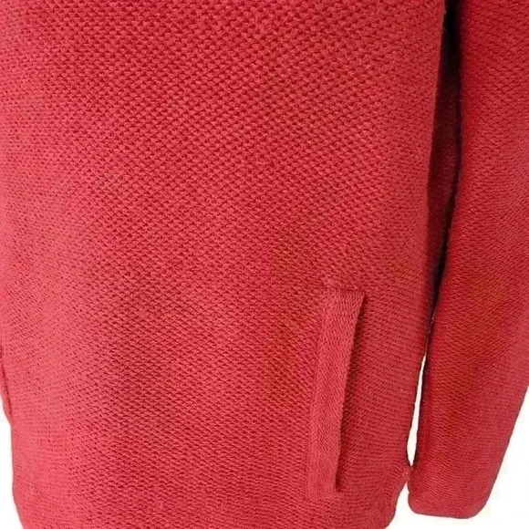 JONES NEW YORK Signature Women's Red Cowl Neck Pullover Sweater / Size S - Picture 6 of 7